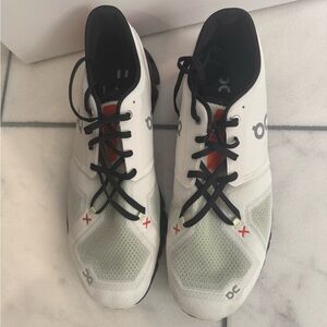 On Running Athletic Shoes - White and Black